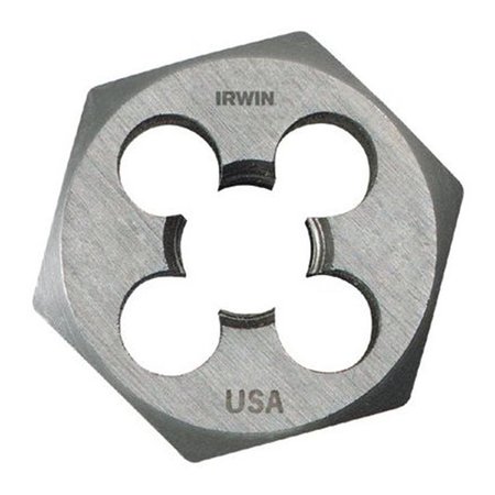 IRWIN Industrial Tool Co. 14MM-2MM High Carbon Steel Metric Hexagon Die 1.44 Across Flat IR99374